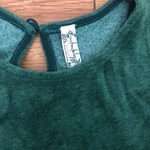 Free People Velvet Bodysuit